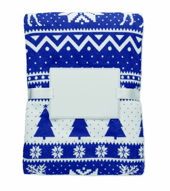 Logotrade promotional item picture of: RPET fleece blanket 190 gr/m²